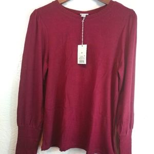 🌨Burgundy long sleeve sweater🌨